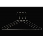 Strong Coloured Wire Coat Hangers (13G) 16"/40cm Gold Metal Clothes extra strong